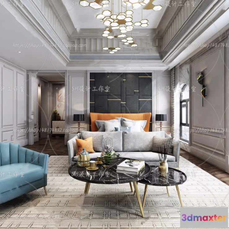 1113898 - BEDROOM 3D SCENES - VRAY RENDER - 203