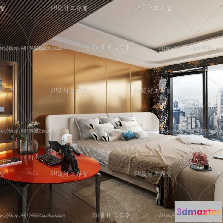 1113906 - BEDROOM 3D SCENES - VRAY RENDER - 207