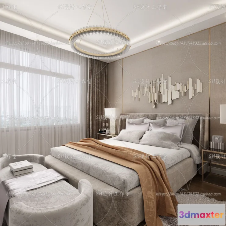 1113914 - BEDROOM 3D SCENES - VRAY RENDER - 211