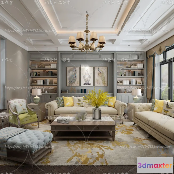 1113928 - BEDROOM 3D SCENES - VRAY RENDER - 218