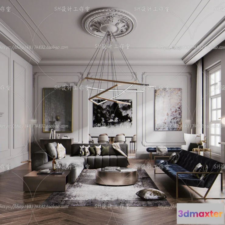 1113930 - BEDROOM 3D SCENES - VRAY RENDER - 219