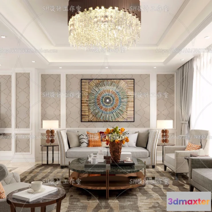 1113934 - BEDROOM 3D SCENES - VRAY RENDER - 221