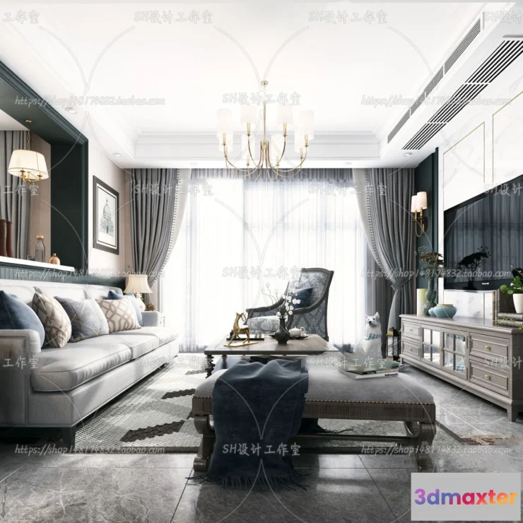 1113946 - BEDROOM 3D SCENES - VRAY RENDER - 227