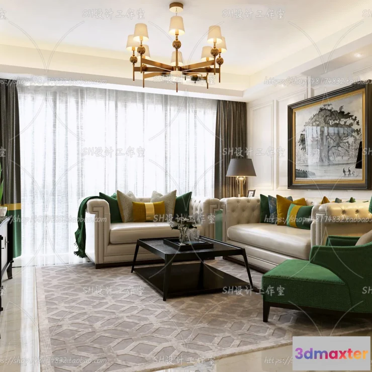 1113958 - BEDROOM 3D SCENES - VRAY RENDER - 233