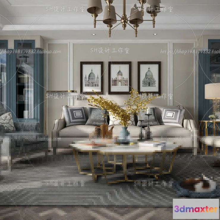 1113962 - BEDROOM 3D SCENES - VRAY RENDER - 235