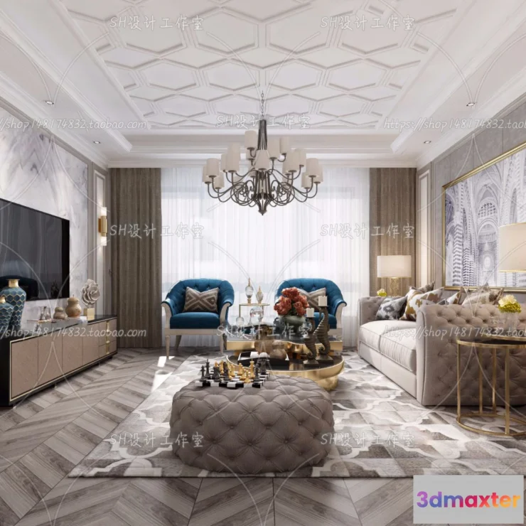 1113964 - BEDROOM 3D SCENES - VRAY RENDER - 236