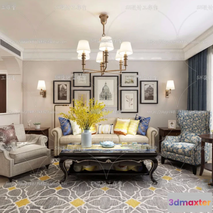 1113966 - BEDROOM 3D SCENES - VRAY RENDER - 237