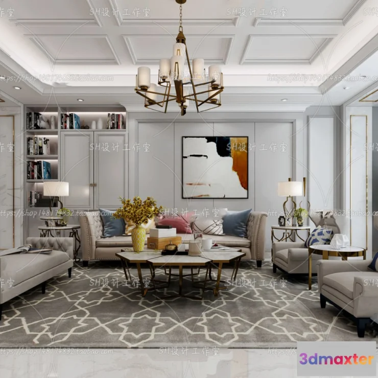 1113968 - BEDROOM 3D SCENES - VRAY RENDER - 238