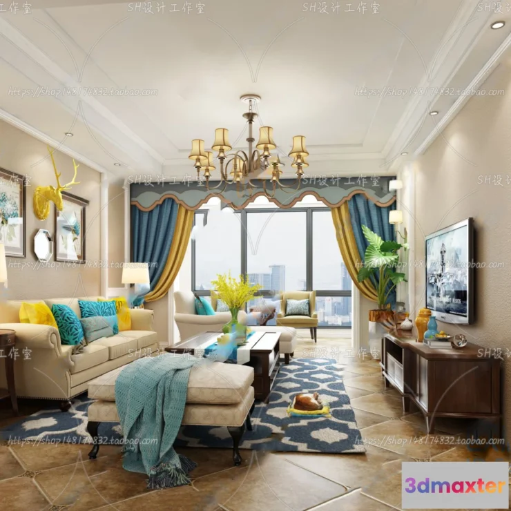 1113978 - BEDROOM 3D SCENES - VRAY RENDER - 243