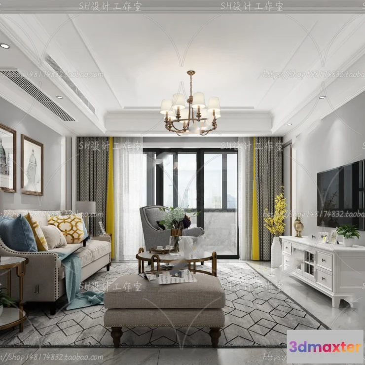 1113996 - BEDROOM 3D SCENES - VRAY RENDER - 252