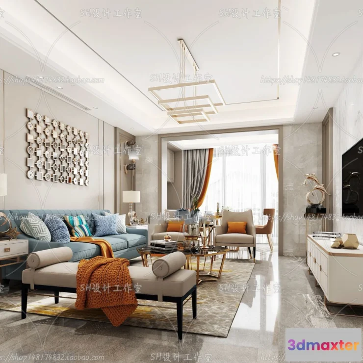 1114002 - BEDROOM 3D SCENES - VRAY RENDER - 255