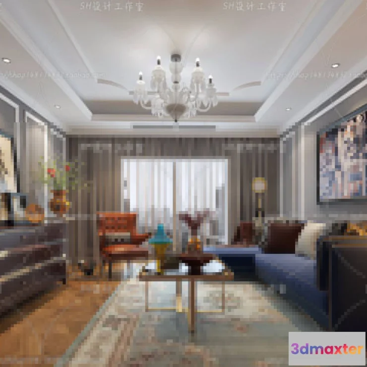 1114014 - BEDROOM 3D SCENES - VRAY RENDER - 261