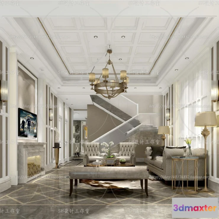 1114024 - BEDROOM 3D SCENES - VRAY RENDER - 266