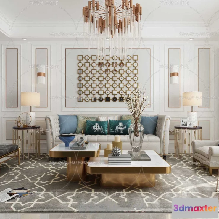 1114028 - BEDROOM 3D SCENES - VRAY RENDER - 268