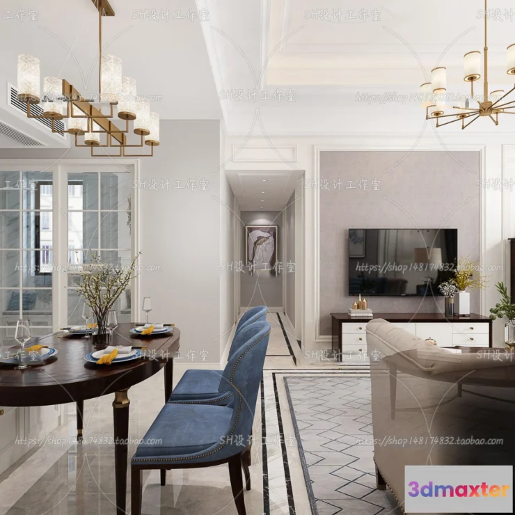 1114032 - BEDROOM 3D SCENES - VRAY RENDER - 270