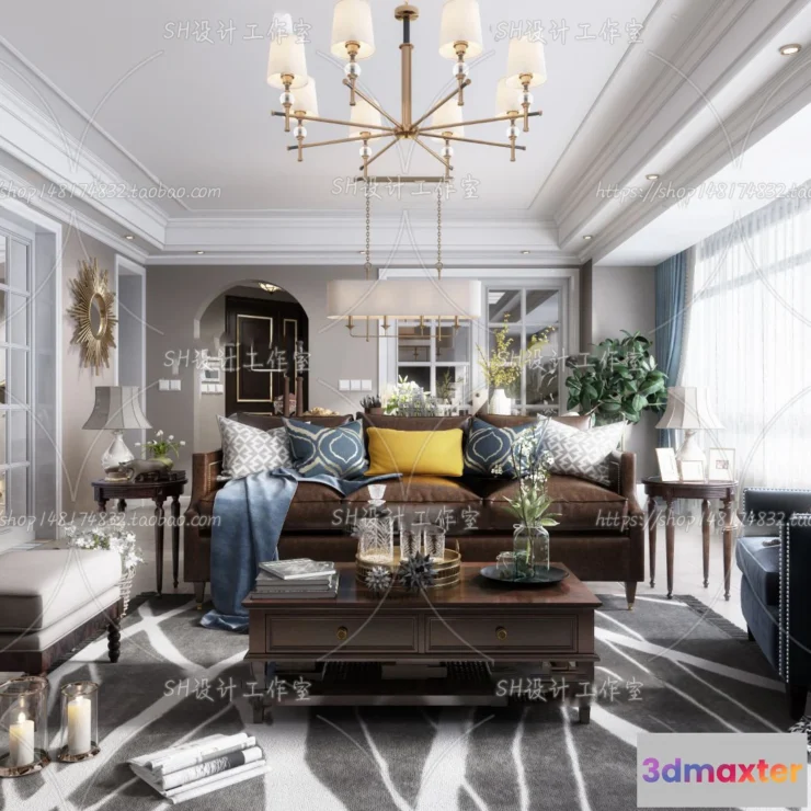 1114038 - BEDROOM 3D SCENES - VRAY RENDER - 273