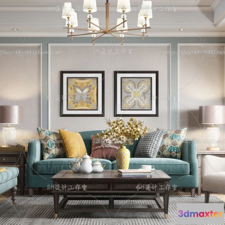 1114040 - BEDROOM 3D SCENES - VRAY RENDER - 274