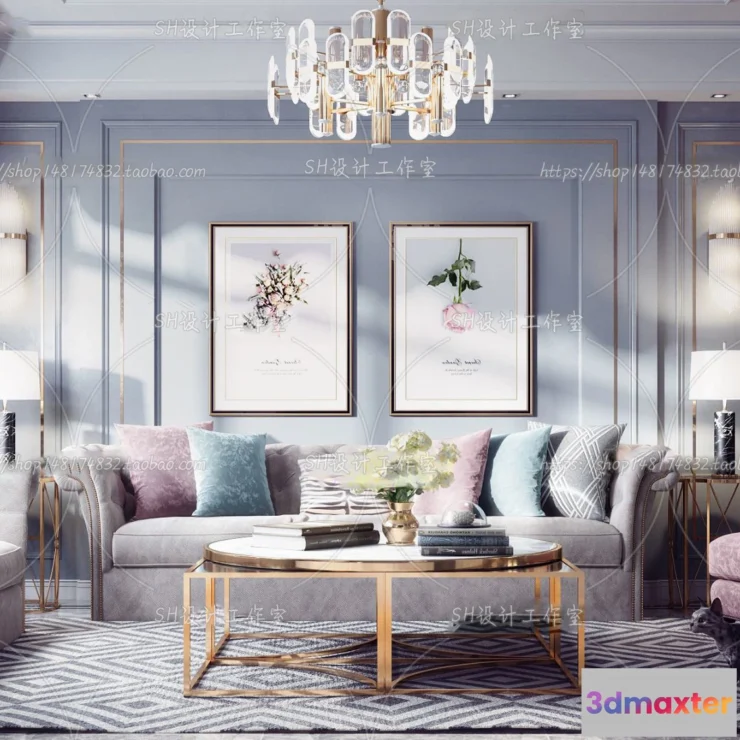 1114042 - BEDROOM 3D SCENES - VRAY RENDER - 275