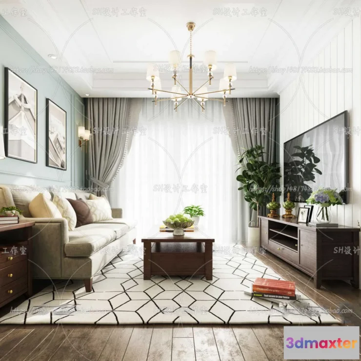 1114044 - BEDROOM 3D SCENES - VRAY RENDER - 276