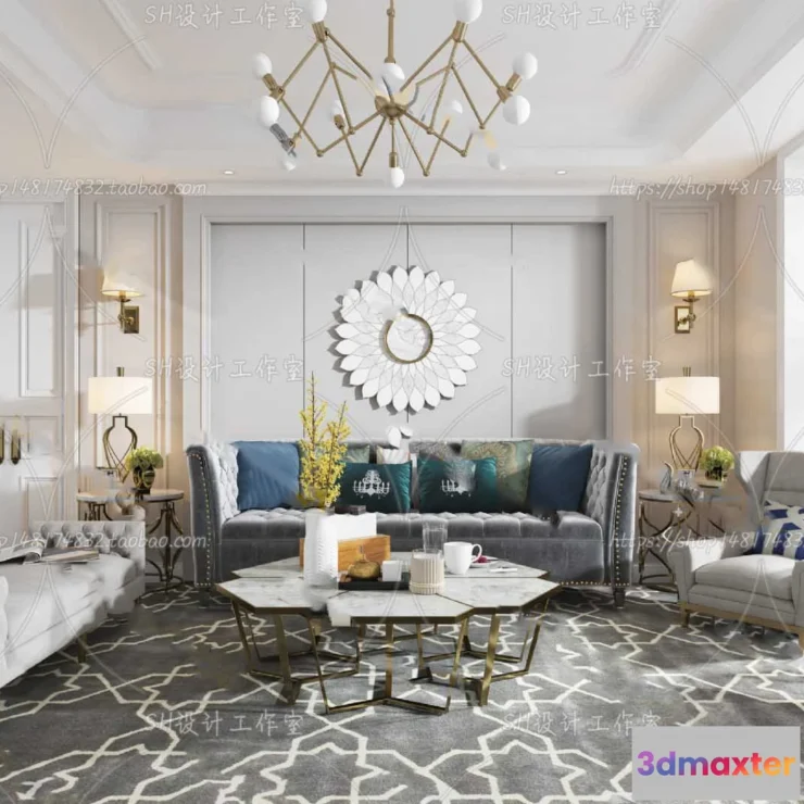 1114046 - BEDROOM 3D SCENES - VRAY RENDER - 277