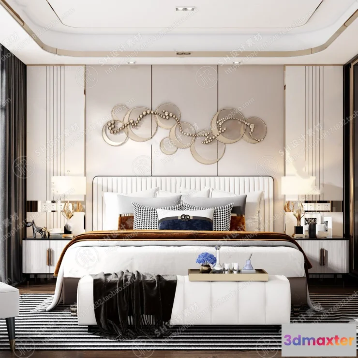 1114066 - BEDROOM 3D SCENES - VRAY RENDER - 287