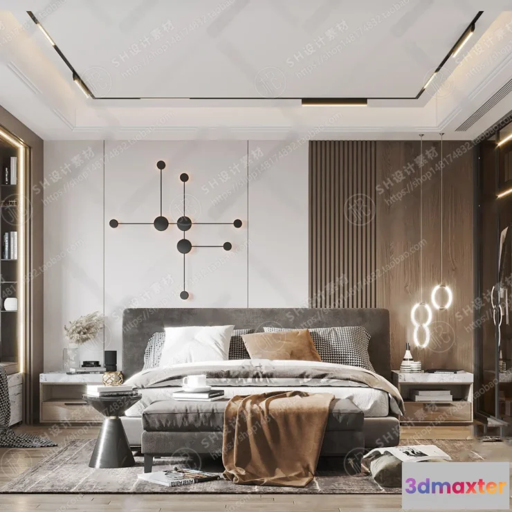 1114080 - BEDROOM 3D SCENES - VRAY RENDER - 294