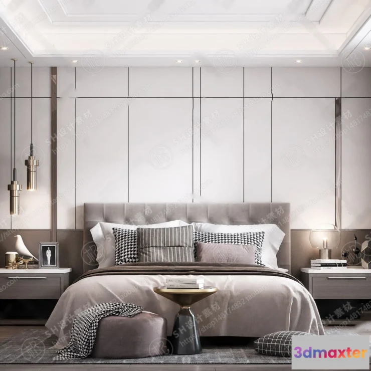 1114086 - BEDROOM 3D SCENES - VRAY RENDER - 297