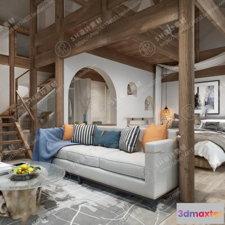 1114120 - BEDROOM 3D SCENES - VRAY RENDER - 314