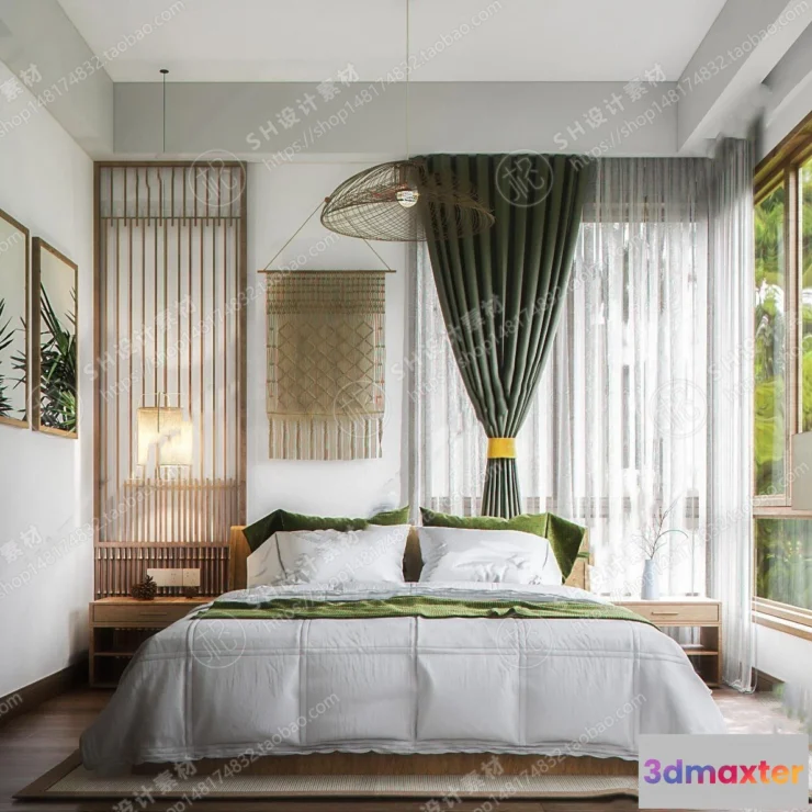 1114126 - BEDROOM 3D SCENES - VRAY RENDER - 317