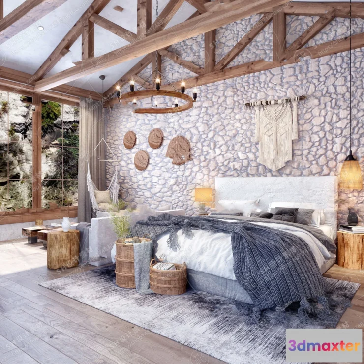 1114134 - BEDROOM 3D SCENES - VRAY RENDER - 321