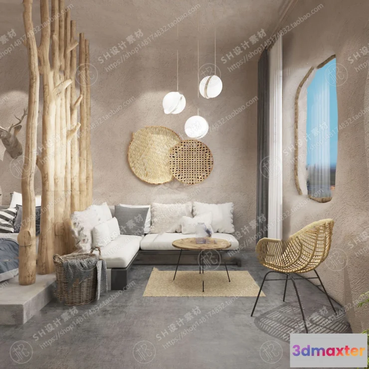 1114136 - BEDROOM 3D SCENES - VRAY RENDER - 322