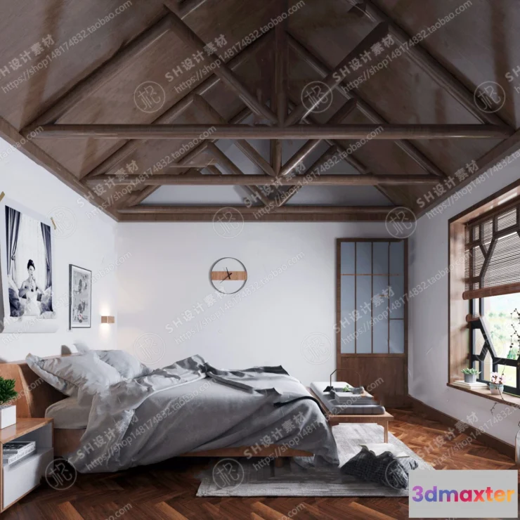 1114142 - BEDROOM 3D SCENES - VRAY RENDER - 325
