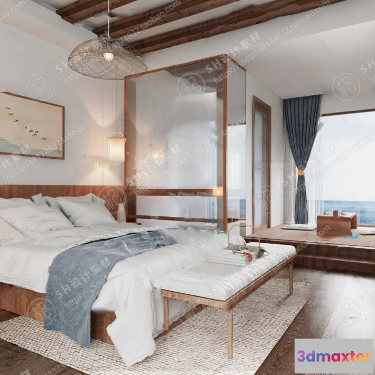 1114152 - BEDROOM 3D SCENES - VRAY RENDER - 330