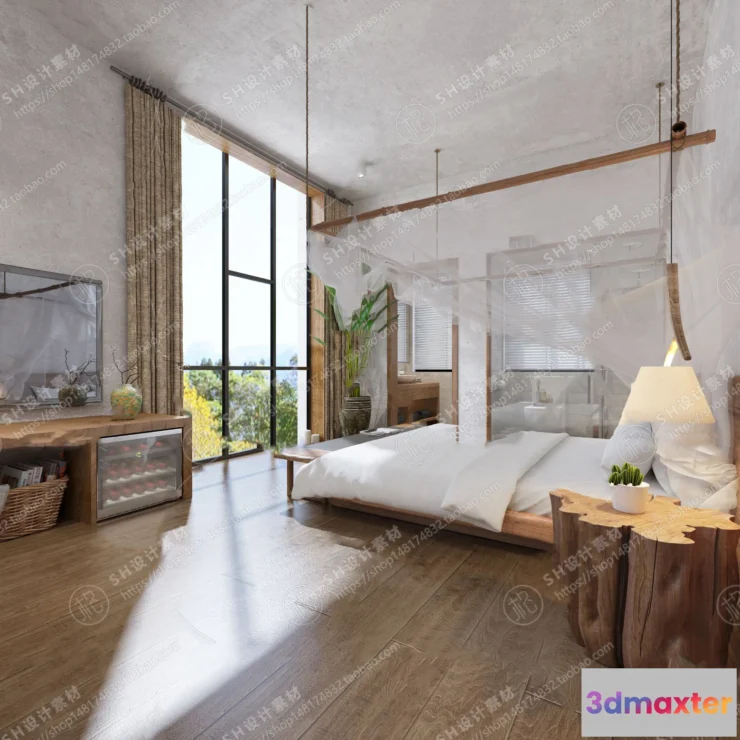 1114158 - BEDROOM 3D SCENES - VRAY RENDER - 333