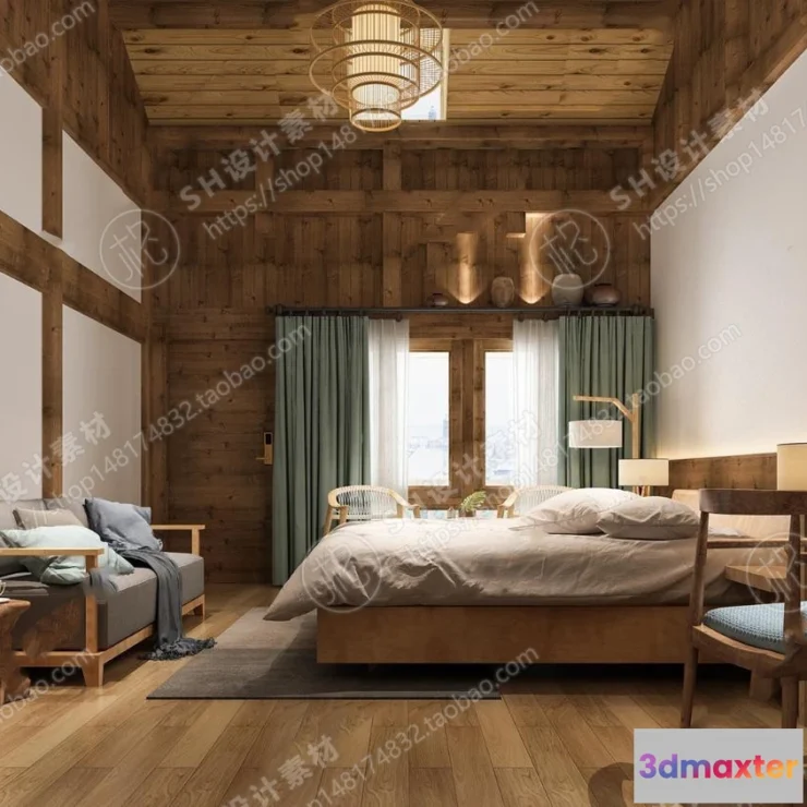 1114174 - BEDROOM 3D SCENES - VRAY RENDER - 341