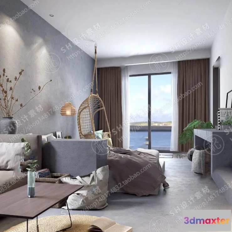 1114186 - BEDROOM 3D SCENES - VRAY RENDER - 347
