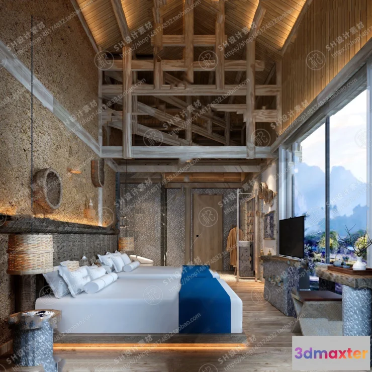 1114194 - BEDROOM 3D SCENES - VRAY RENDER - 351