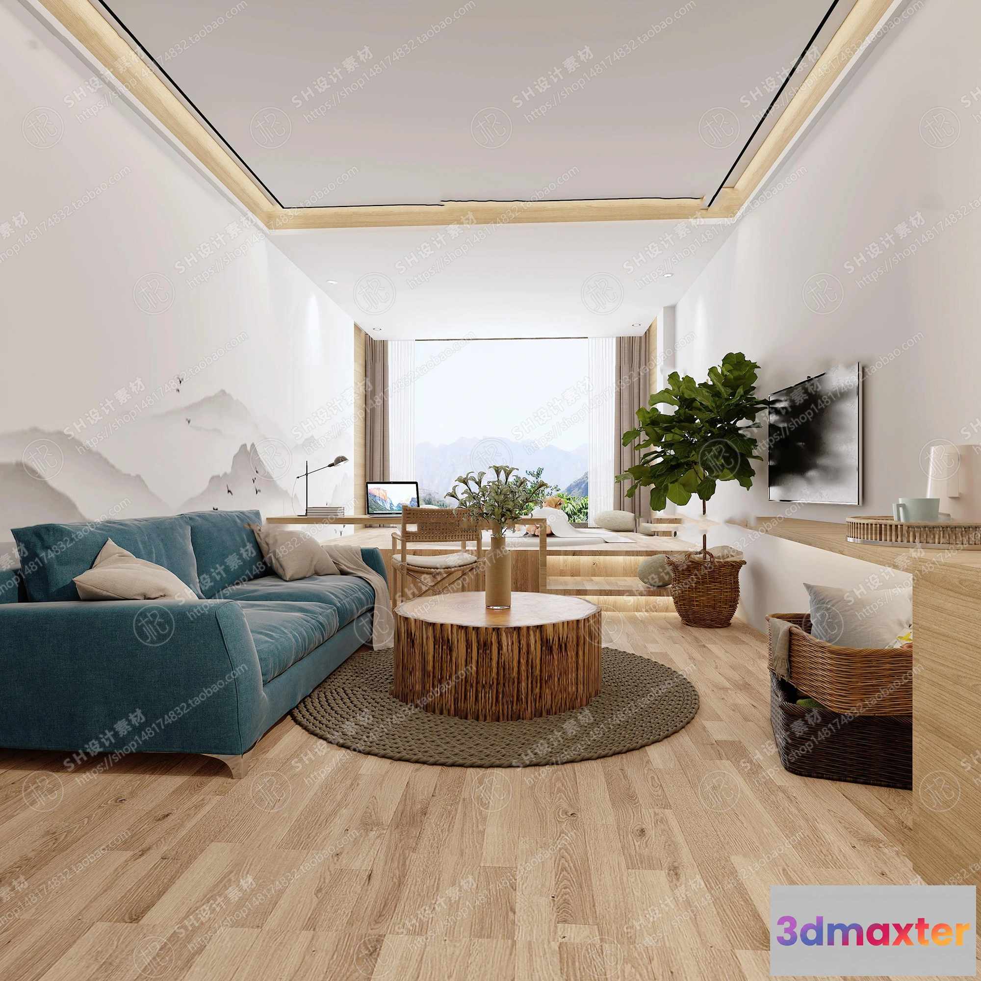 1114226 - BEDROOM 3D SCENES - VRAY RENDER - 367