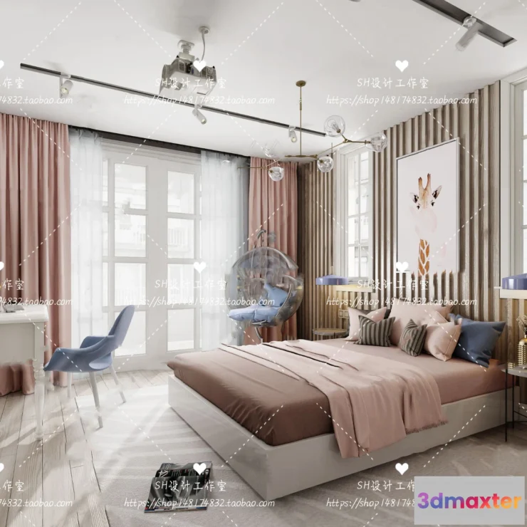 1114246 - BEDROOM 3D SCENES - VRAY RENDER - 377