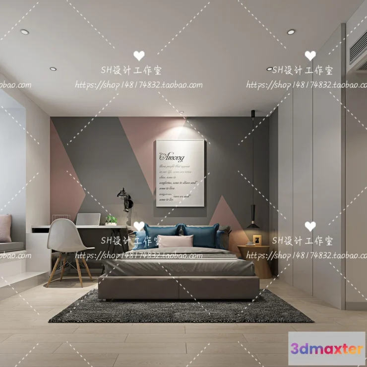 1114354 - BEDROOM 3D SCENES - VRAY RENDER - 431