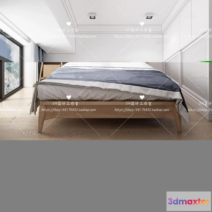 1114424 - BEDROOM 3D SCENES - VRAY RENDER - 466