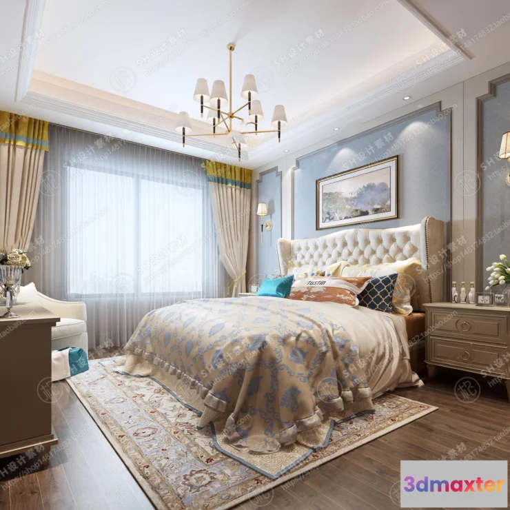 1114438 - BEDROOM 3D SCENES - VRAY RENDER - 473