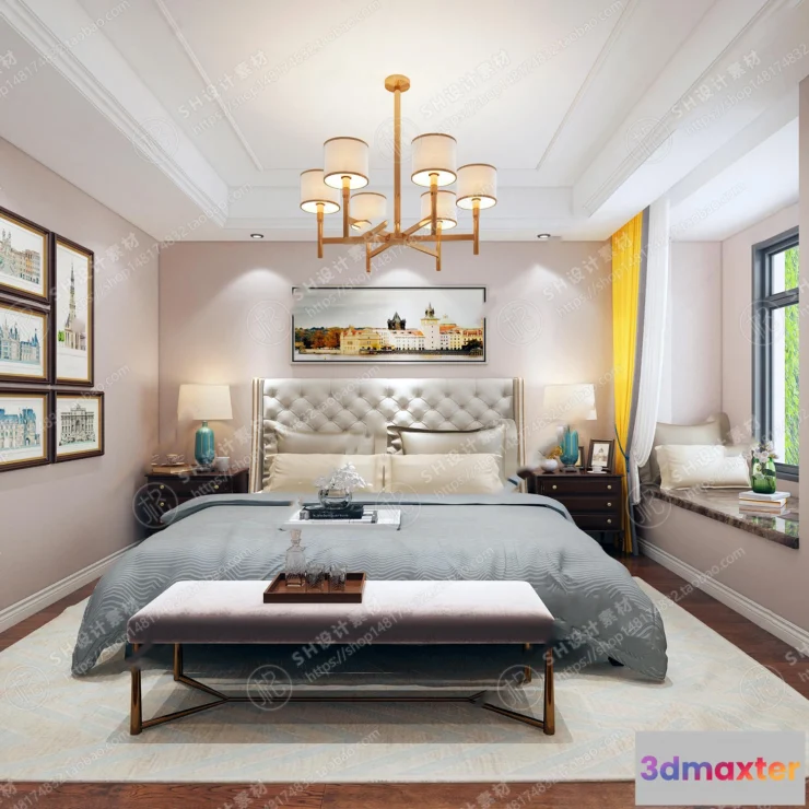 1114448 - BEDROOM 3D SCENES - VRAY RENDER - 478