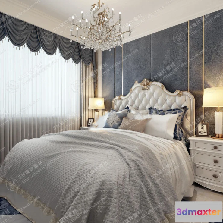 1114496 - BEDROOM 3D SCENES - VRAY RENDER - 502