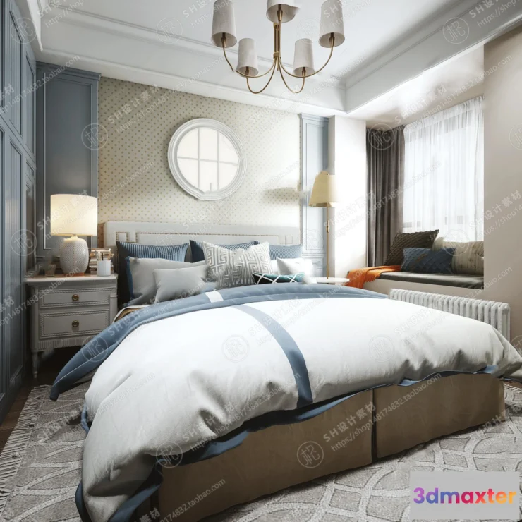 1114518 - BEDROOM 3D SCENES - VRAY RENDER - 513