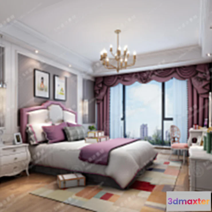 1114526 - BEDROOM 3D SCENES - VRAY RENDER - 517