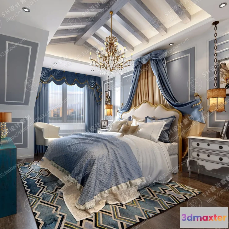 1114600 - BEDROOM 3D SCENES - VRAY RENDER - 554