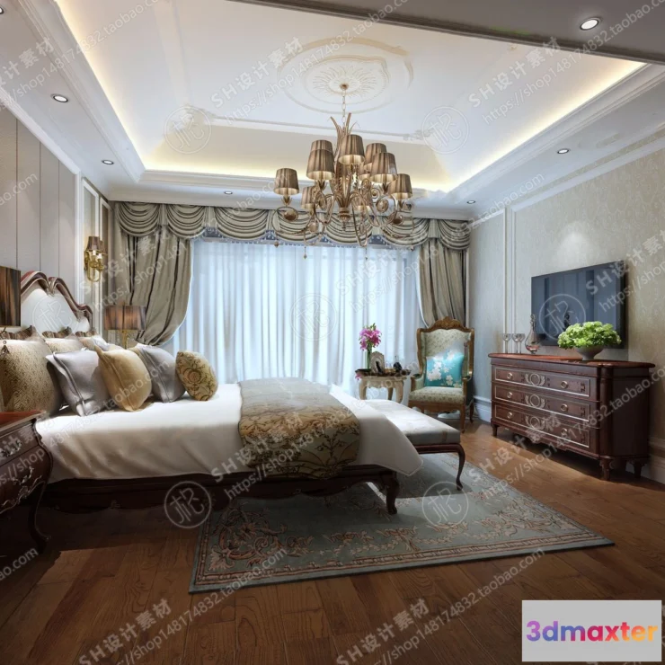 1114612 - BEDROOM 3D SCENES - VRAY RENDER - 560
