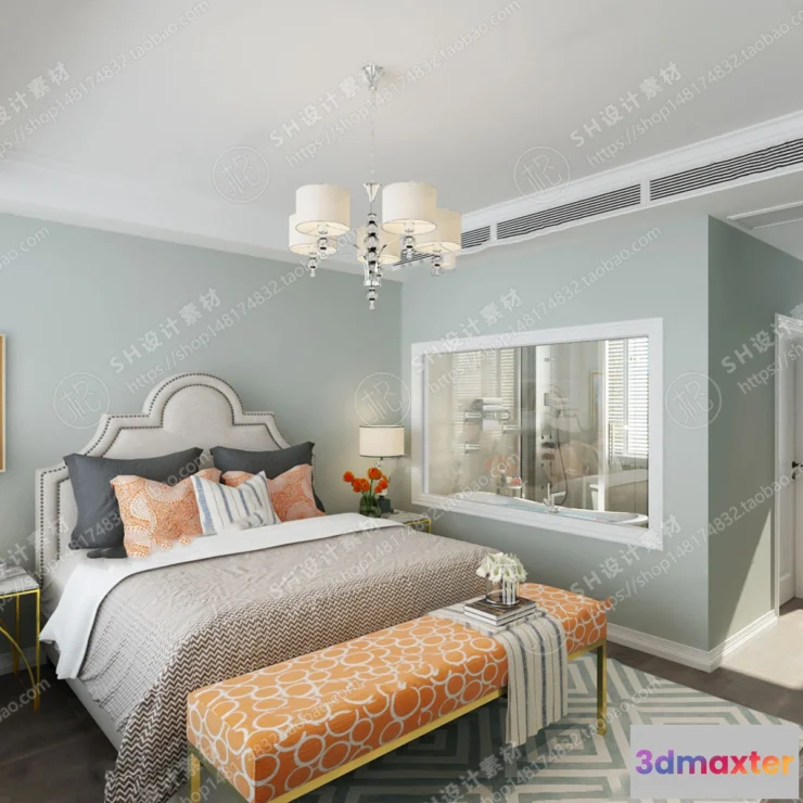 1114632 - BEDROOM 3D SCENES - VRAY RENDER - 570
