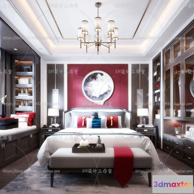 1114656 - BEDROOM 3D SCENES - VRAY RENDER - 582